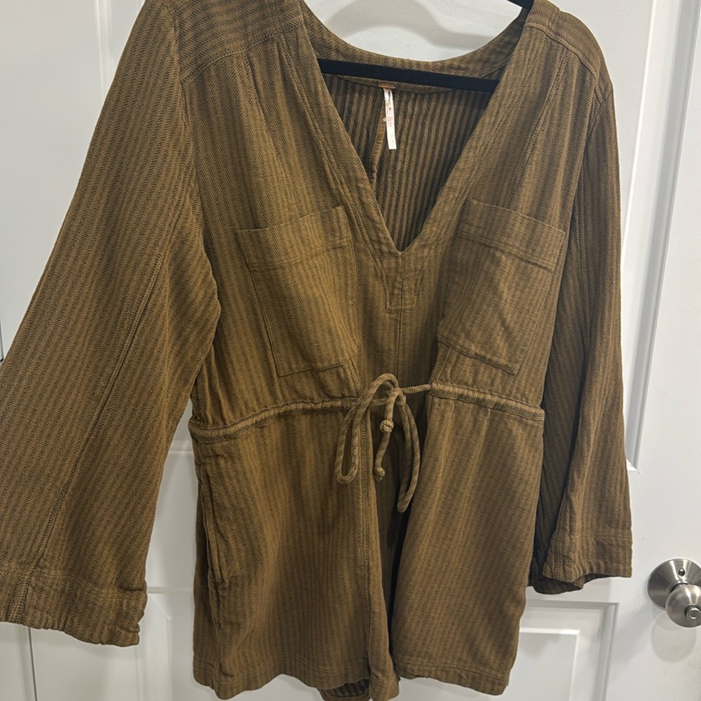 NWOT Small Free People Romper Thick with pockets